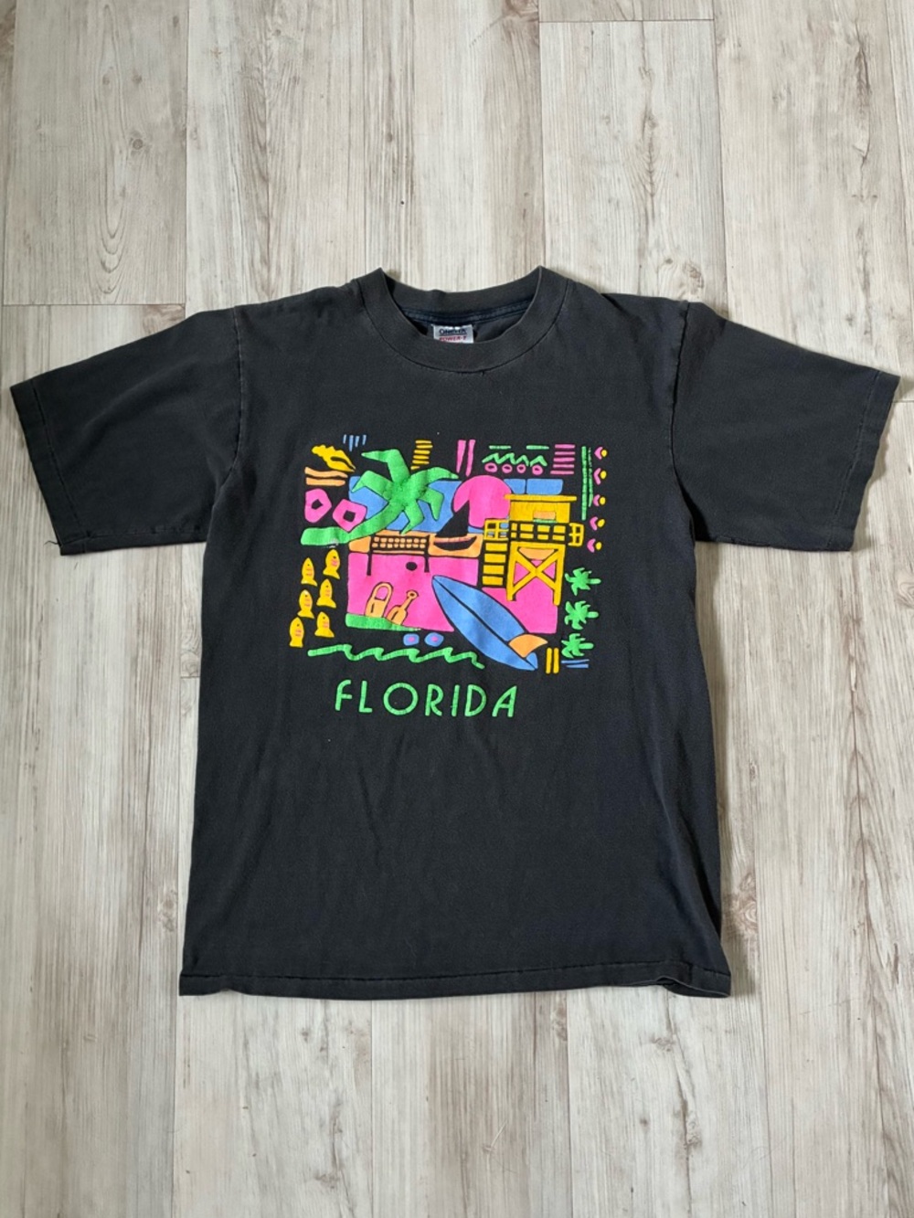 Vintage 90s Oneita Power-T Florida
